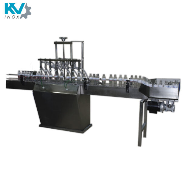 Llenadora semiautomática linear 6 válvulas