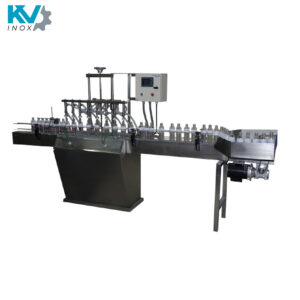 Llenadora semiautomática linear 8 válvulas